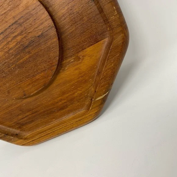 Vintage Dolphin Authentic Teak Wood Serving Platter - Picture 7 of 7